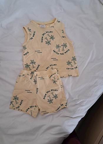 Bej Baskılı Düğmeli Erkek Tişörtü - Görsel 3