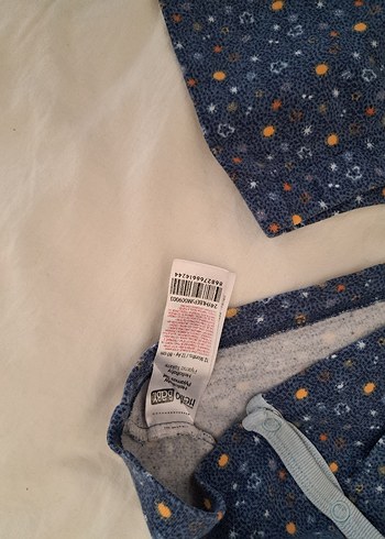 Düğmeli Lacivert Bebek Takımı - Görsel 3