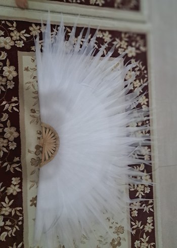 Beyaz Tüy Detaylı Yelpaze 8 adet fiyatıdır - Görsel 2