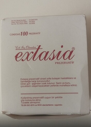 s Beden kırmızı Renk Prezervatif kapalı kutu