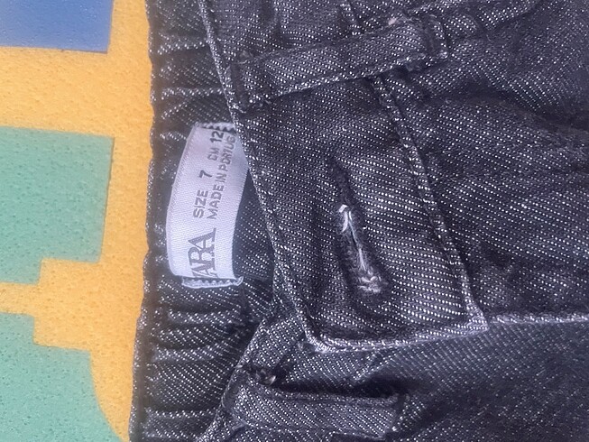 7 Yaş Beden siyah Renk Zara jean