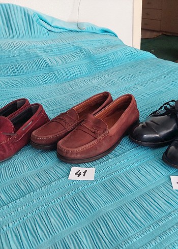 Diğer Bordo Süet Erkek Klasik Ayakkabı - No:41 çifti 70 tl
