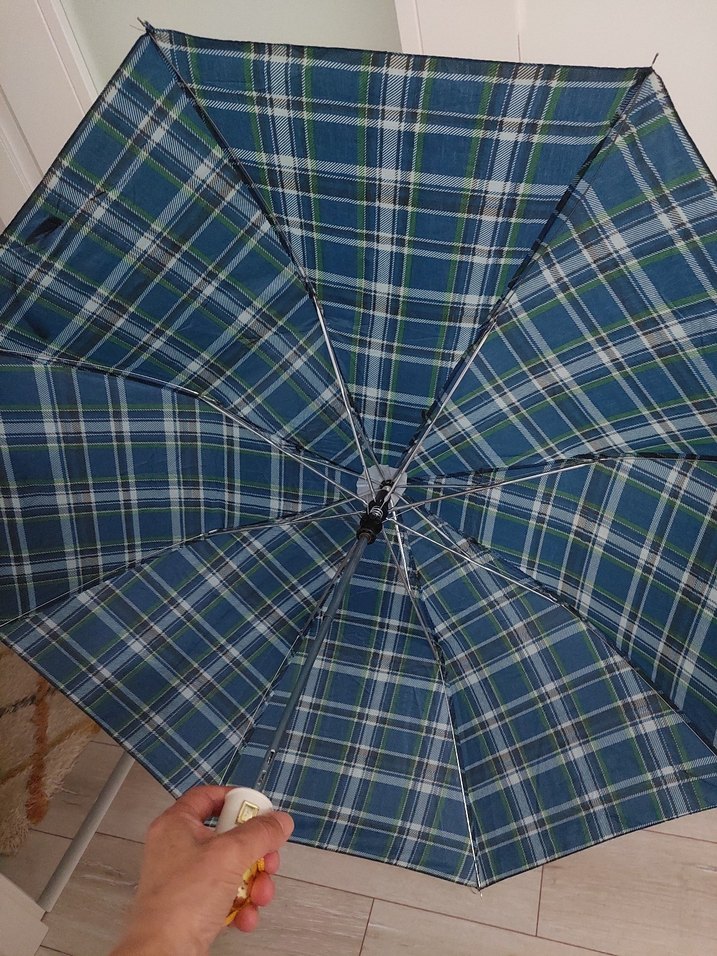 Kareli erkek şemsiye - Görsel 4