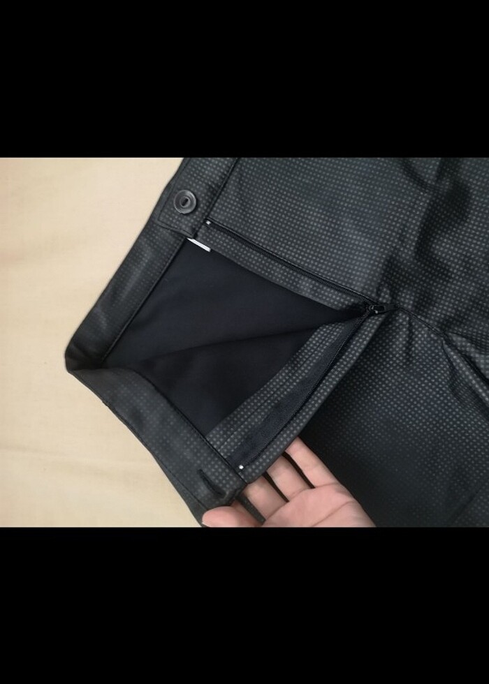 Deri şort ×s beden - Görsel 2