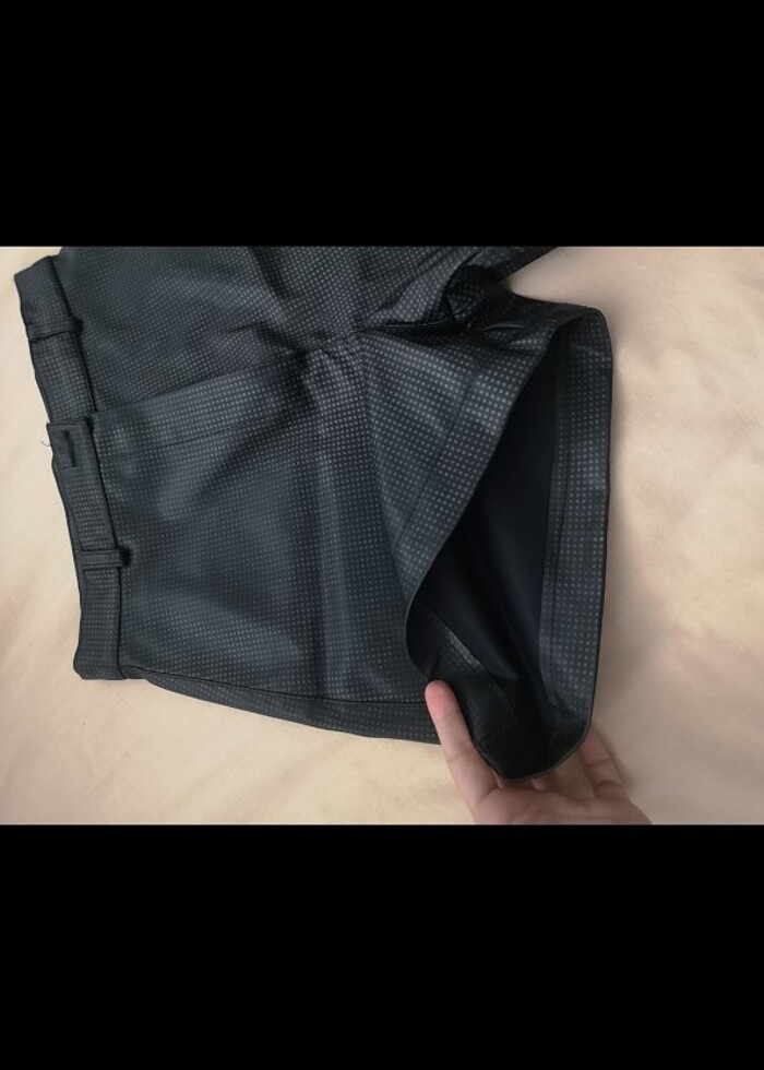 Deri şort ×s beden - Görsel 5