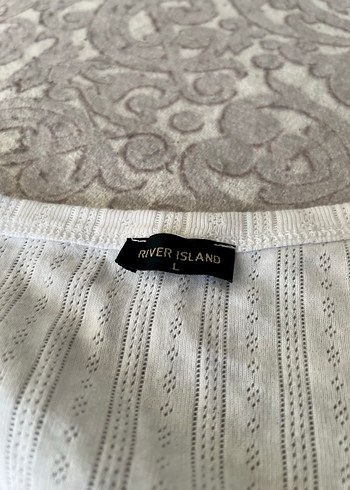 Siyah Keten Düğmeli Kısa Kollu Bluz - Görsel 3