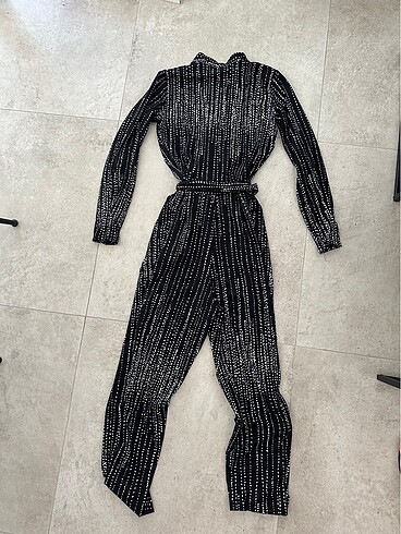 xs Beden siyah Renk H&M uzun tulum (esnek)