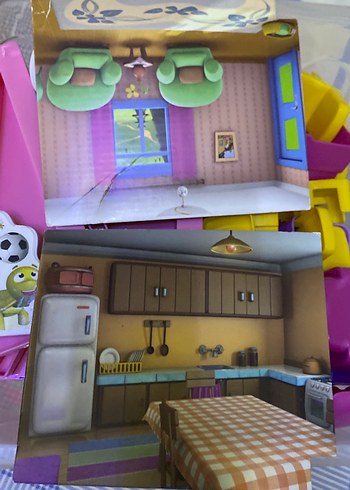 Renkli Pembe Oyuncak Ev - Görsel 3