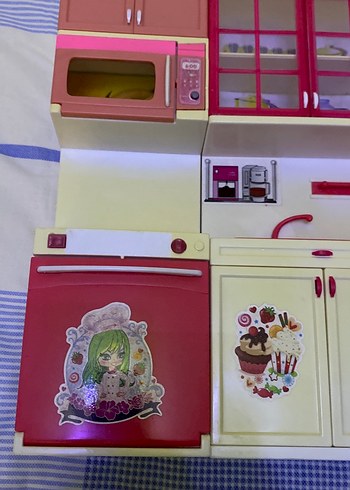 Pembe Pastel Oyuncak Mutfak Seti - Görsel 4