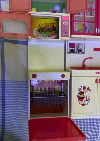 Pembe Pastel Oyuncak Mutfak Seti - Görsel 7