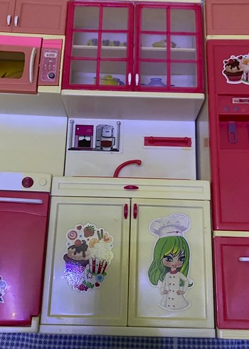 Pembe Pastel Oyuncak Mutfak Seti - Görsel 3