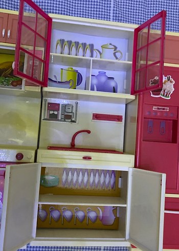 Pembe Pastel Oyuncak Mutfak Seti - Görsel 6