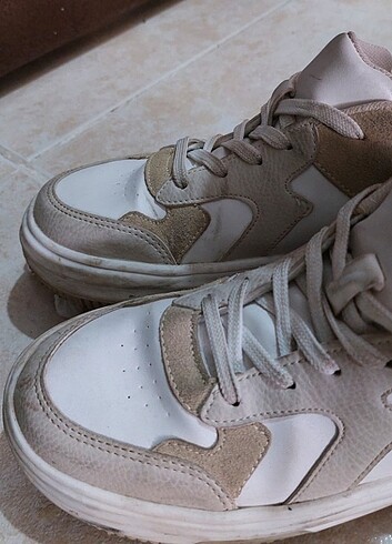 37 Beden Bej Kadın Sneaker Ayakkabı