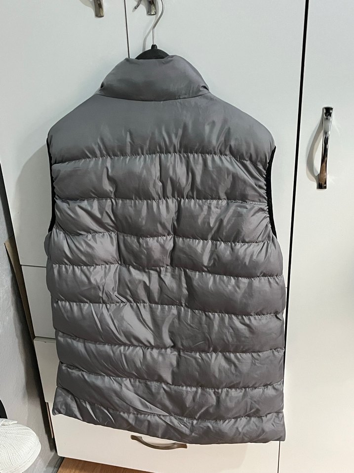 Gri Düğmeli Erkek Yelek - Görsel 2