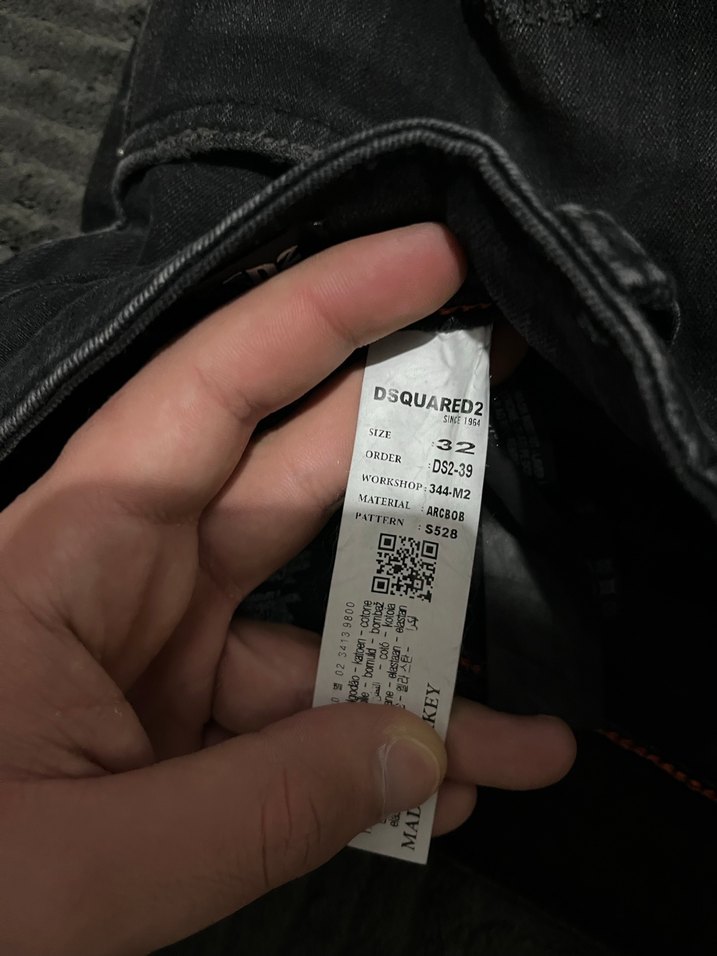 gri dsquared pantolon - Görsel 3