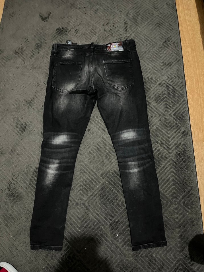 gri dsquared pantolon - Görsel 2