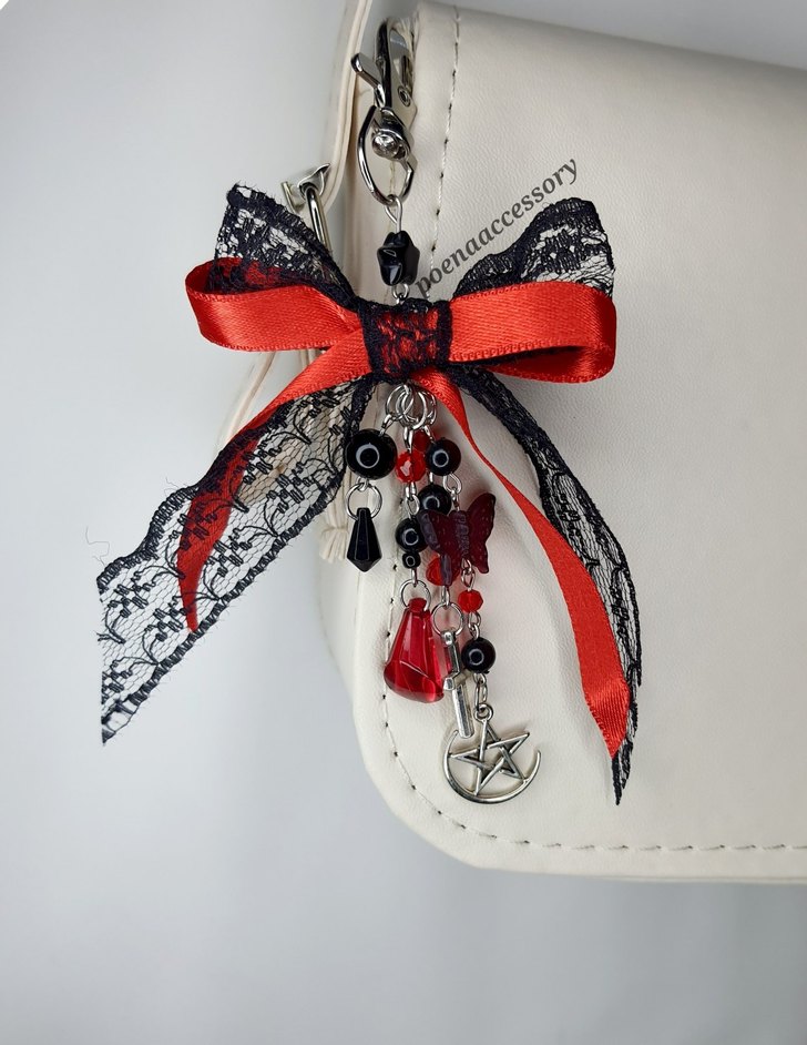 Gothic grunge çanta charmı - Görsel 2