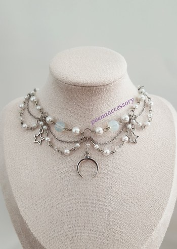 Gothic fairycore y2k grunge kolyeler - Görsel 2