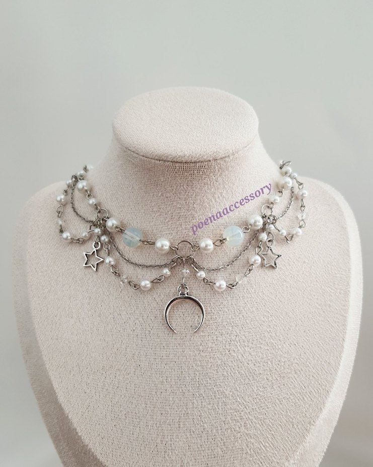 Gothic fairycore y2k grunge kolyeler - Görsel 2