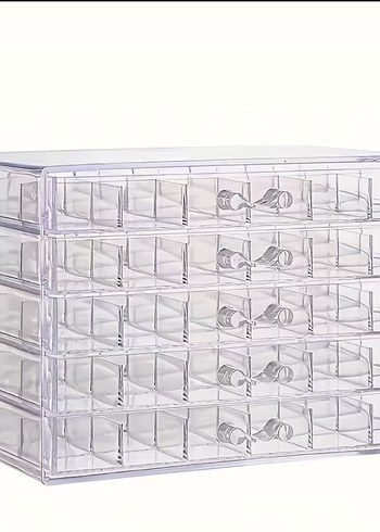 5 katlı çekmeceli organizer takı kutusu - Görsel 4