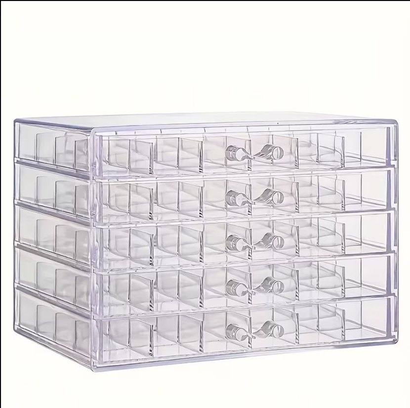 5 katlı çekmeceli organizer takı kutusu - Görsel 4