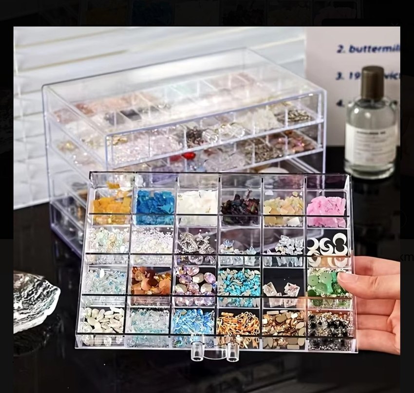 5 katlı çekmeceli organizer takı kutusu - Görsel 3