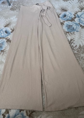 River Island Kadın Bej Keten Pantolon