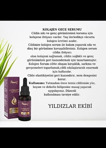 Kolajei gece serumu homm bitkisel