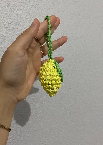 Sarı Püsküllü Bohem Anahtarlık - Görsel 4