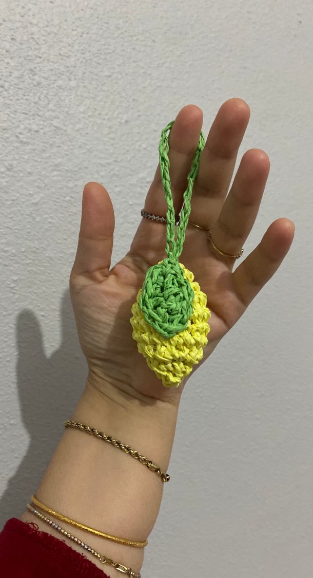 Sarı Püsküllü Bohem Anahtarlık - Görsel 2