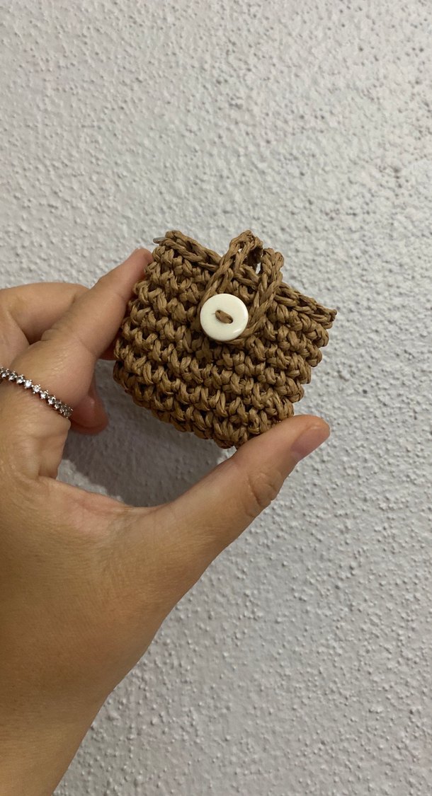 Örgü Bohem Kadın Anahtarlık 
Bluetooth kulaklık için anahtarlık - Görsel 2