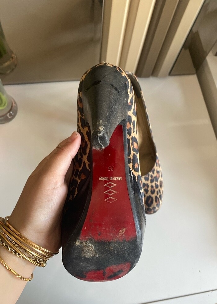 Leopar topuklu - Görsel 5