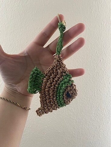 Örgü balık charm - Görsel 5