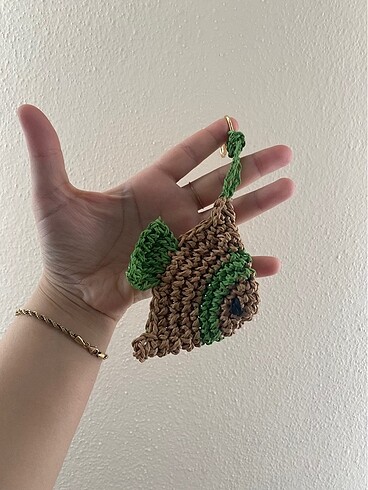 Örgü balık charm - Görsel 7
