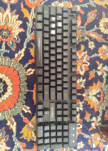 Çok Renkli Aydınlatmalı Kablolu Klavye - Görsel 2