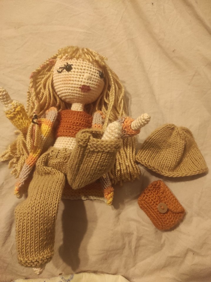 El yapımı esnek amigurumi bebek - Görsel 4