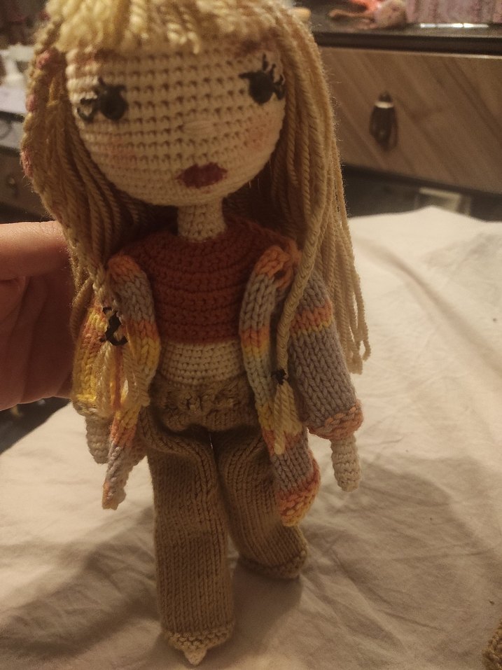 El yapımı esnek amigurumi bebek - Görsel 5