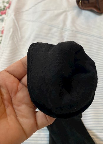 Siyah Süet  Kadın Eldivenleri - Görsel 4