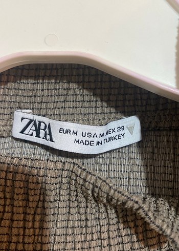 Gri Piliseli Yarım Kol Bluz - Görsel 6