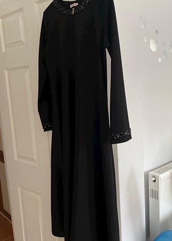 Uzun Siyah feraje - Görsel 10