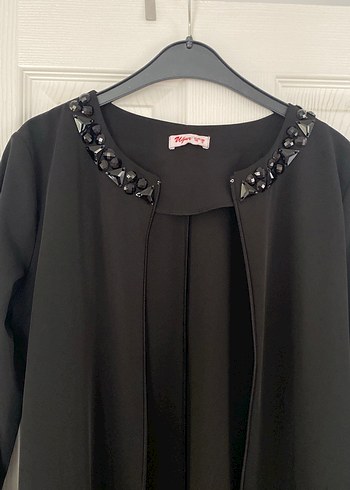 Uzun Siyah feraje - Görsel 2