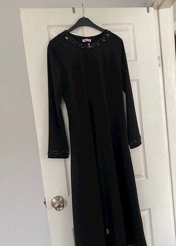 Uzun Siyah feraje - Görsel 4