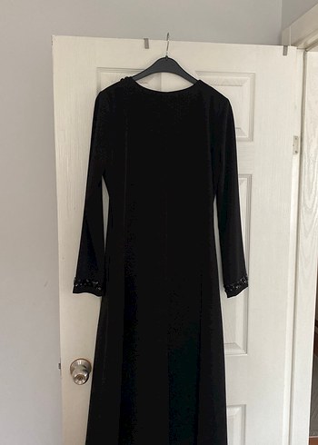 Uzun Siyah feraje - Görsel 7