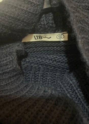 Kadın Lacivert Triko Boğazlı Kazak - Görsel 5