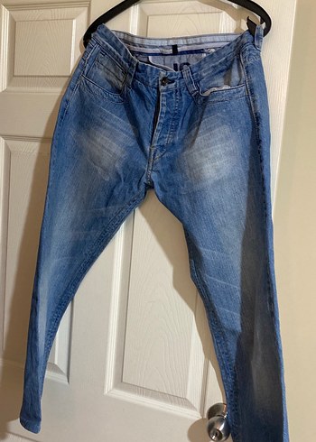 JCL Original Boots Mavi Yikamali Dar Kesim Jean