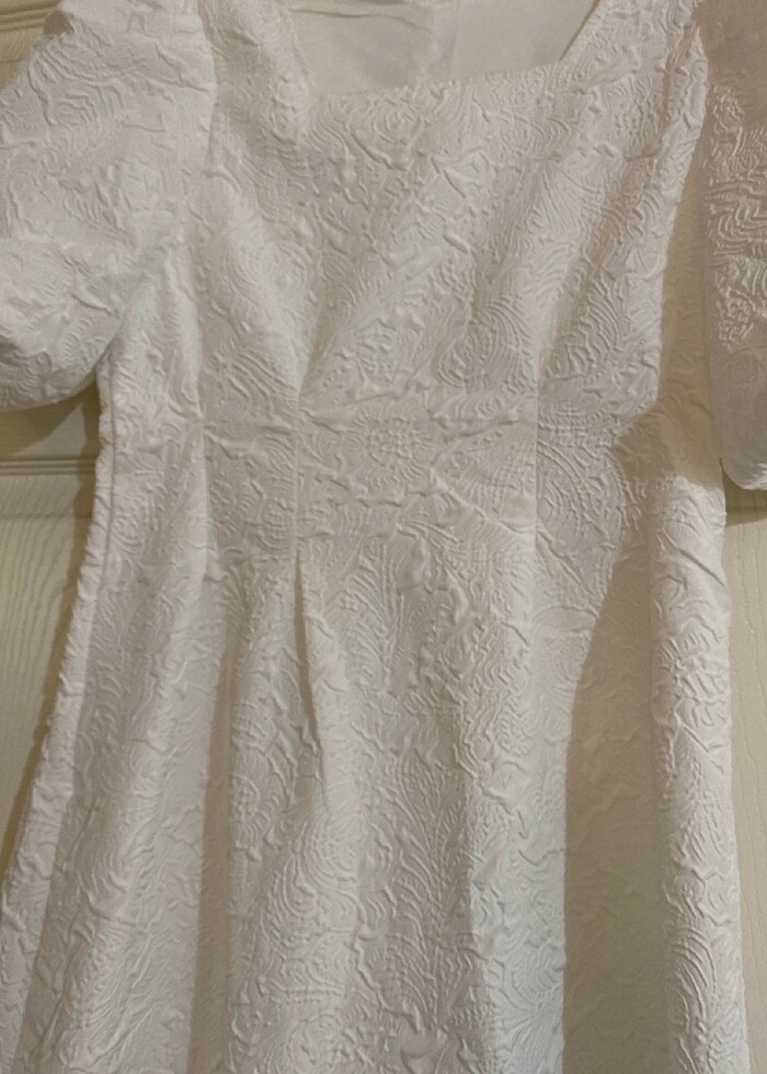 Beyaz elbise - Görsel 4