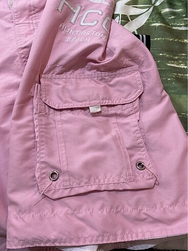 Pembe erkek deniz şortu - Görsel 8