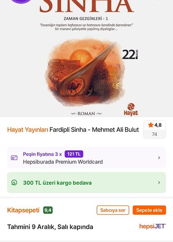 Fardipli Sinha - Zaman Gezginleri 1 Roman - Görsel 3