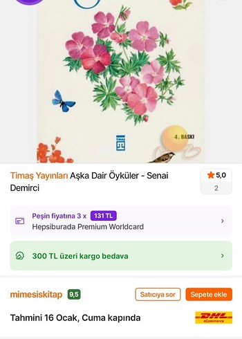 Aşka Dair Öyküler - Senai Demirci - Görsel 2