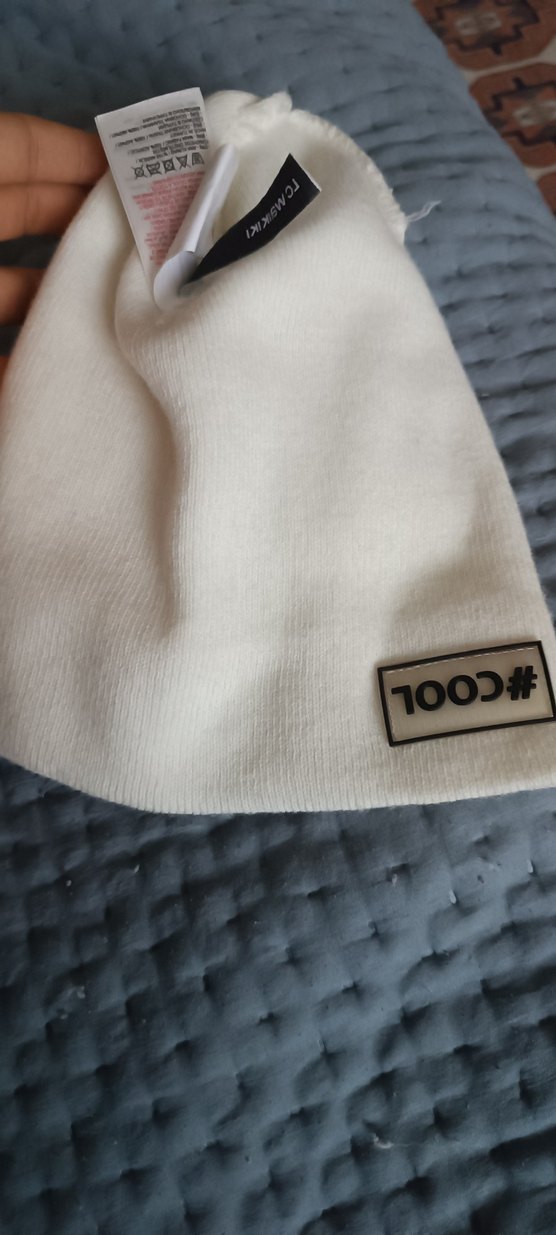 Beyaz Örgü Kadın Bere #COOL - Görsel 5